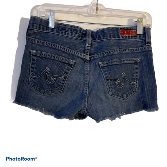 AG Adriano Goldschmied Gemma shorts raw hem Size 25 - Picture 5 of 10